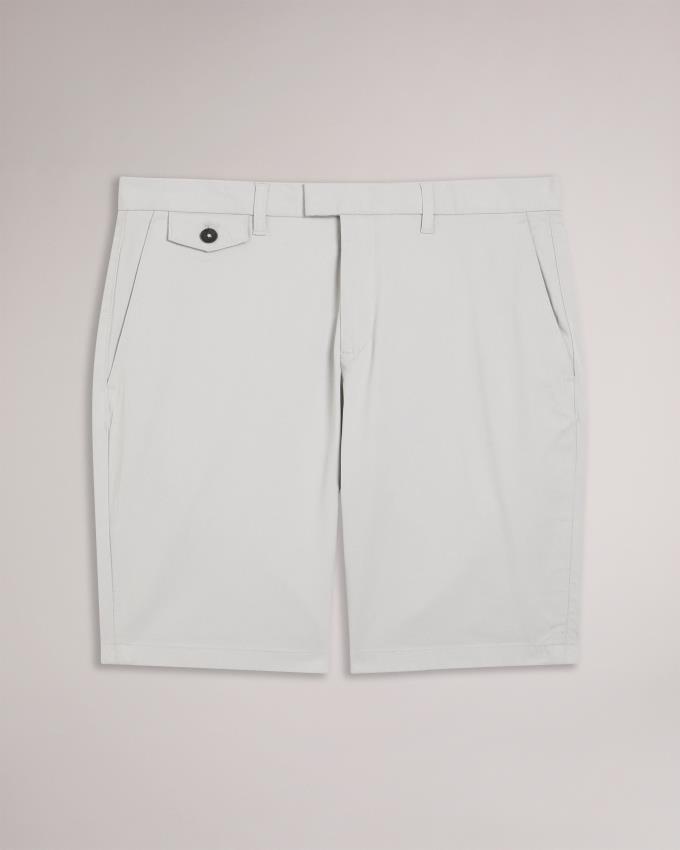 Short Ted Baker Chino Grise Clair Homme | ZAN-71556188